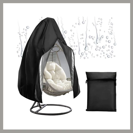 Vízálló Függőfotel Védőhuzat – Hintaágyakhoz, Kültéri Használatra 14613