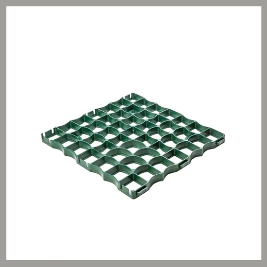 Műanyag Gyeprács Panel – Zöld, Strapabíró Rácselem Gyalogos és Gépjárműforgalomhoz GP11494