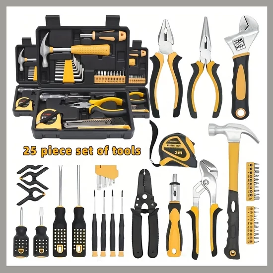 25 Darabos Szerszámkészlet Hordozható Tokban LQ3358045