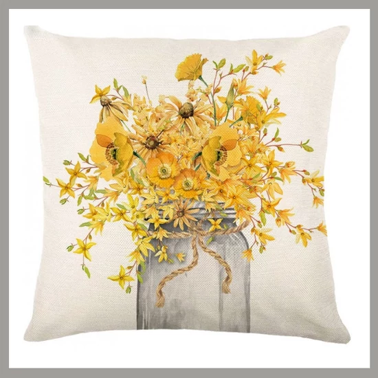 Virágmintás Díszpárnahuzat POD237