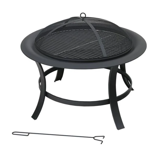 Fire Pit TAAL grillráccsal és fedéllel 13016