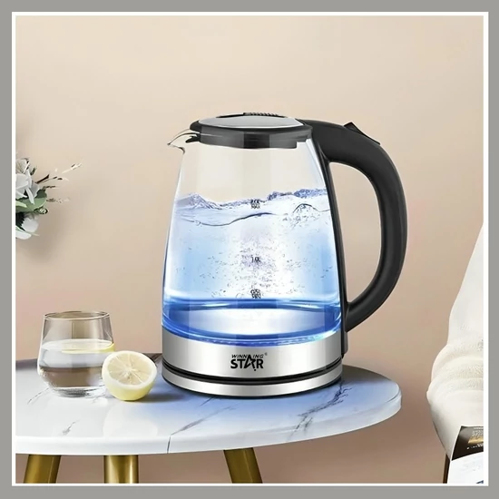 WINNING STAR  Elektromos Üveg Vízforraló ST-6017