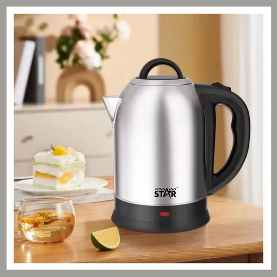 WINNING STAR  Nagy kapacitású rozsdamentes acél vízforraló ST-6029
