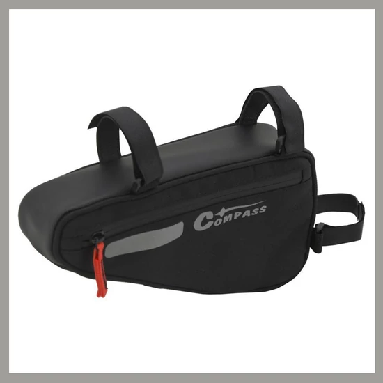 Compass háromszög alakú váztáska – kerékpárra rögzíthető tároló 12038