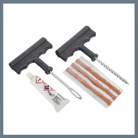 Belső nélküli gumijavító készlet 09419