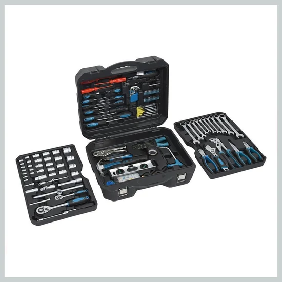 257 részes szerszámkészlet alumínium kofferben – PROFESSIONAL 09455