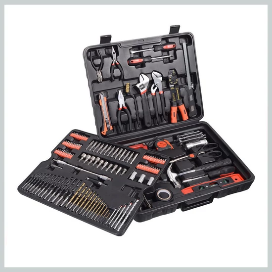 550 részes szerszámkészlet műanyag kofferben – HOME 09461