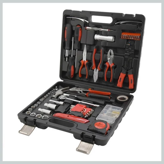 159 részes szerszámkészlet műanyag kofferben – HOUSE 09463