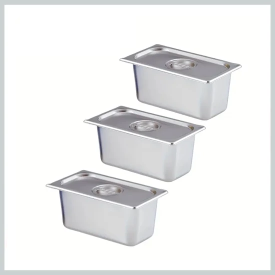 Rozsdamentes acél  edény szett – 3 darabos JR1717259-3