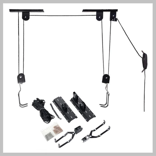 BIKE LIFT Mennyezeti Kerékpártartó – TÜV/GS Tanúsítvánnyal 09277