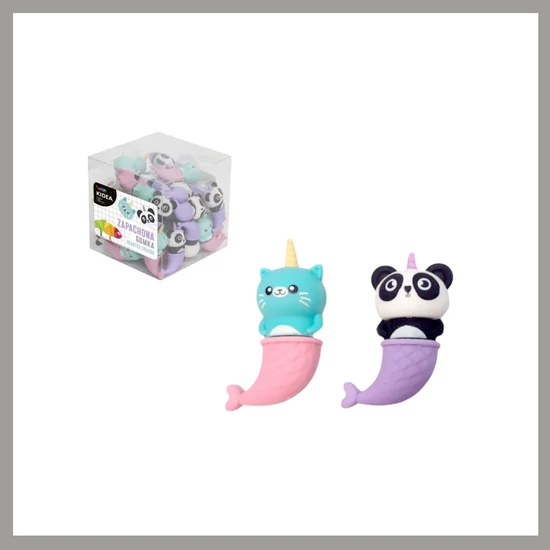 KIDEA Illatos Radír – Unikornis Macska és Panda Sellőfigurás GMZKPKA