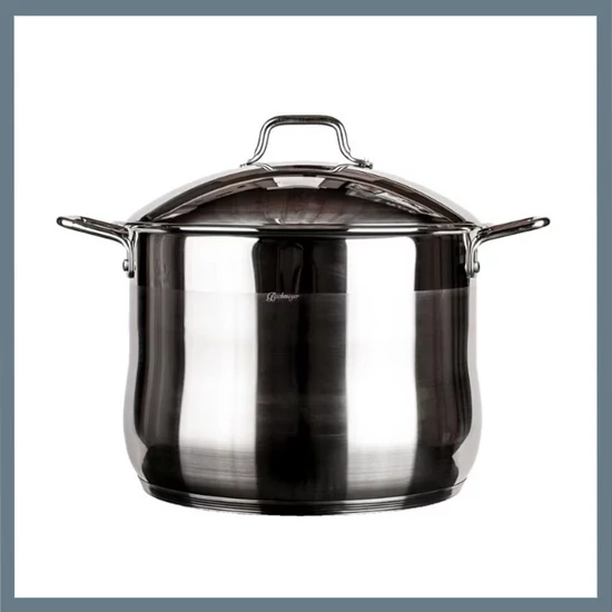 Bachmayer rozsdamentes fazék fém fedővel 22L BM-3426