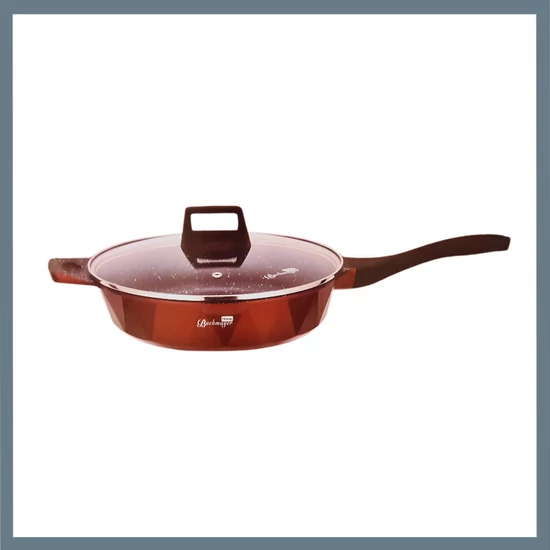 Bachmayer 28 cm-es Serpenyő – Indukciós aljjal, fekete márvány bevonattal BM-7620-28