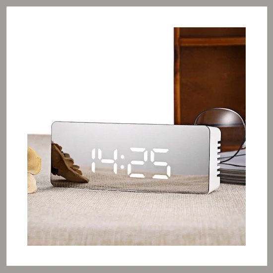 LED Tükrös Ébresztőóra – Modern dizájn, nagyméretű kijelző DS-362IX-MAX