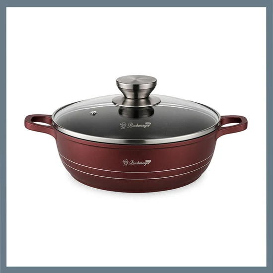 Bachmayer sekély lábas fedővel 11 liter BM-7400-40
