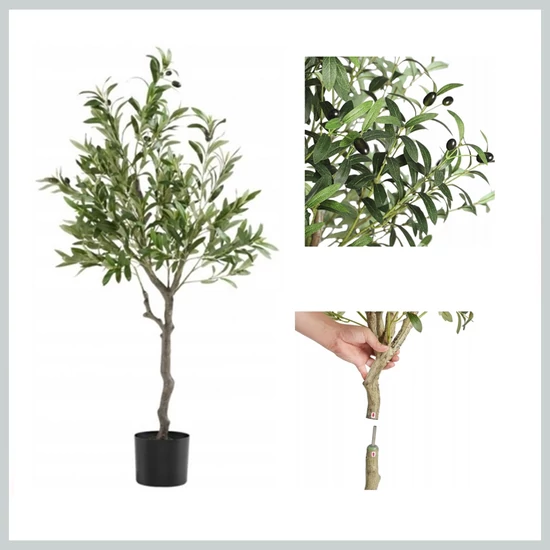 Műnövény – Élethű Olajfa Cserépben, 120 cm DRZ03