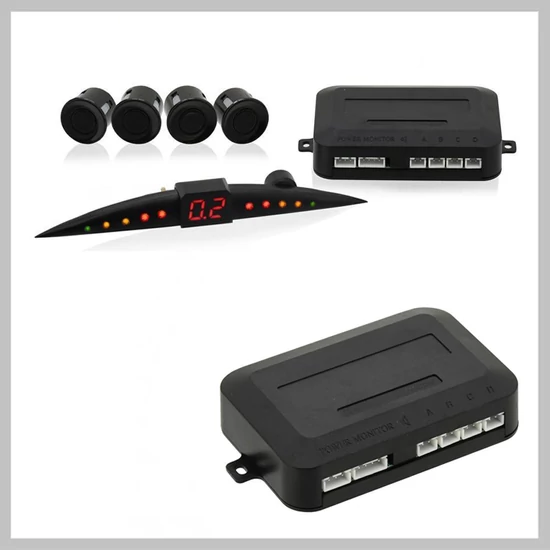 Tolatóradar rendszer – 4 érzékelővel, LED kijelzővel 33602