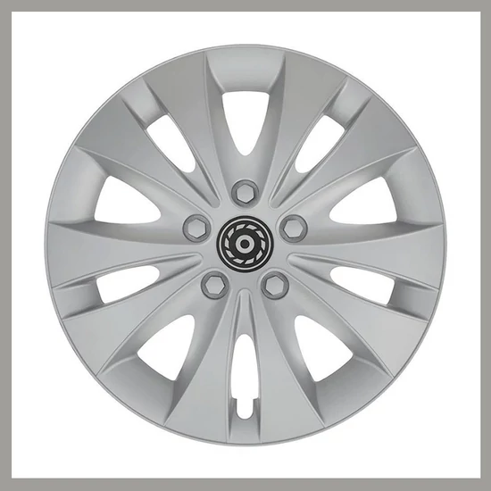 CC24 (Storm) 15 colos Dísztárcsa – Fekete/Ezüst (1 darab) 32495