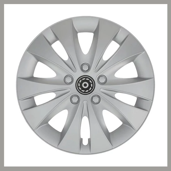 CC24 (Storm) 16 colos Dísztárcsa – Fekete/Ezüst (1 darab) 32496