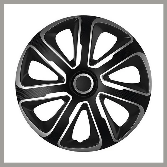 LIVORNO 15 colos Dísztárcsa Szett – Ezüst/Fekete  32528