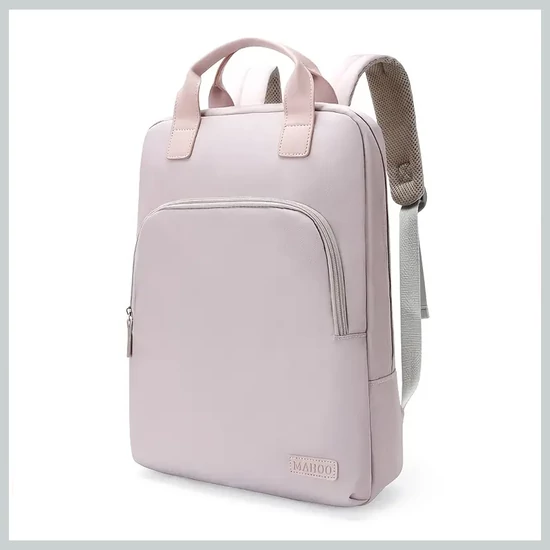 Női laptop hátizsák szürke 15,6