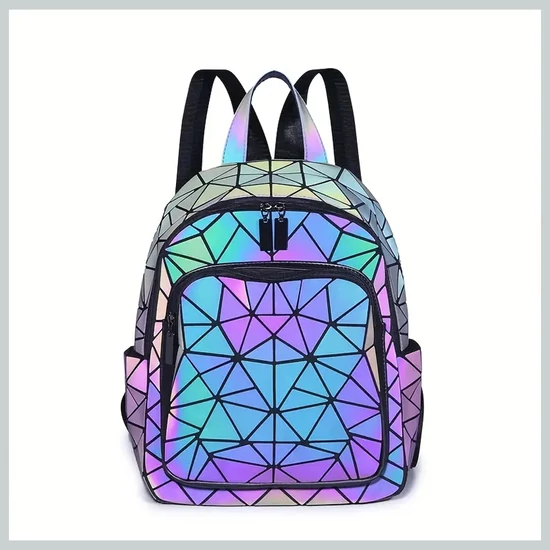 Holografikus hátizsák geometrikus mintával YH1894448-A 