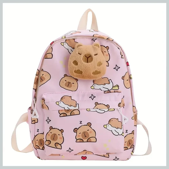 Macis gyerek hátizsák plüss maci díszítéssel rózsaszín YJ902173-2