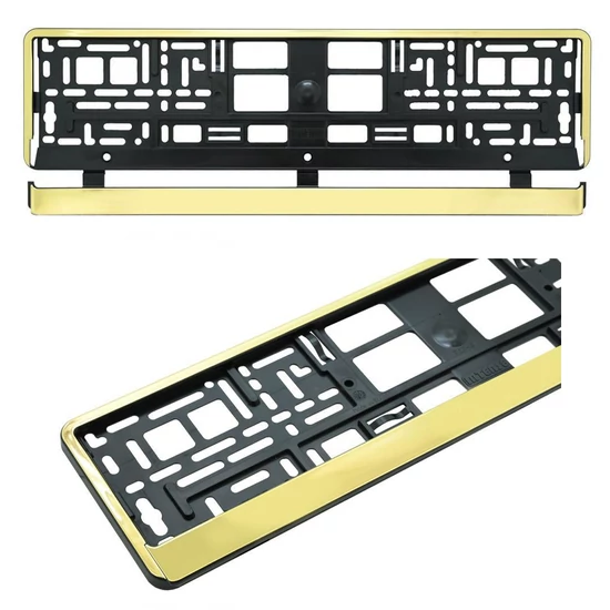 GOLD STRIP rendszámtábla tartó keret – 91572