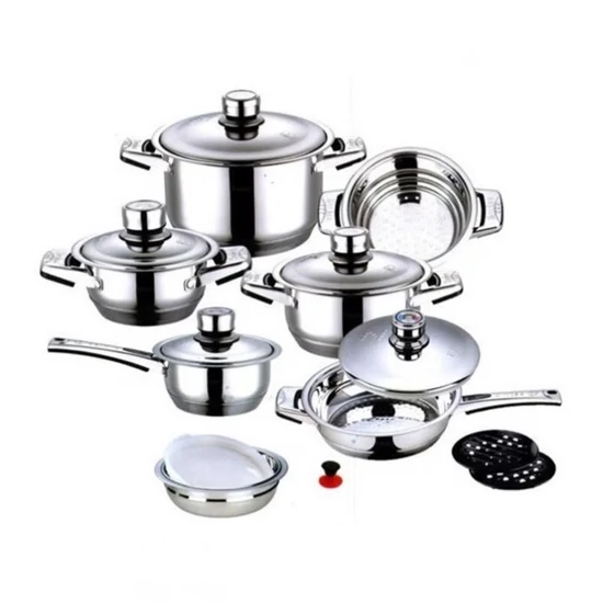 Bachmayer Edénykészlet, Rozsdamentes acél, Indukciós BM-1761