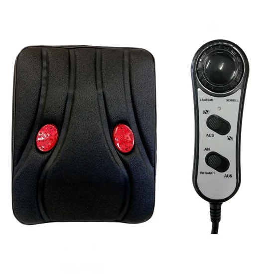 Shiatsu Infra Masszázspárna – 8 forgó masszázsfejjel és infravörös fűtéssel ZP-3880