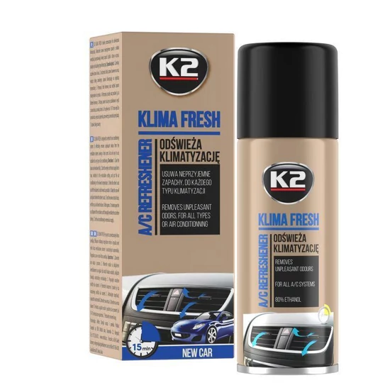 K2 Klima Fresh – Légkondicionáló tisztító és illatosító spray 150 ml K222NC