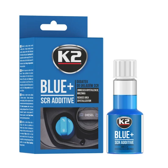K2 Blue+ SCR Additive – AdBlue adalék, 50 ml T328