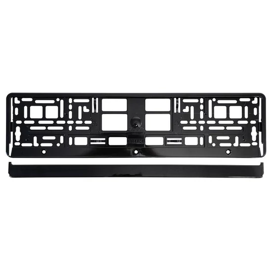 Rendszámtábla tartó keret – fekete 91561