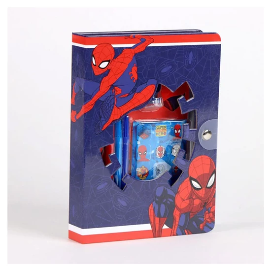 Spiderman Notebook szinező matricákkal 2700001883
