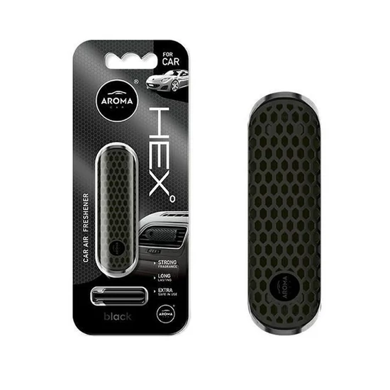 Autóillatosító HEX AROMA – fekete am83575