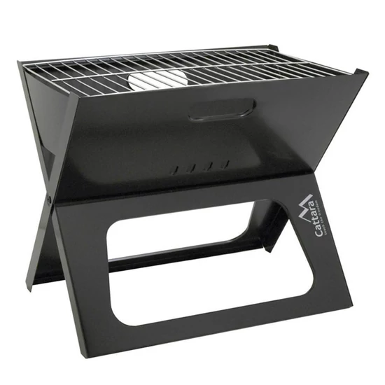 Faszéntüzelésű grill PIRAN – 28 x 43 cm, összecsukható 13003