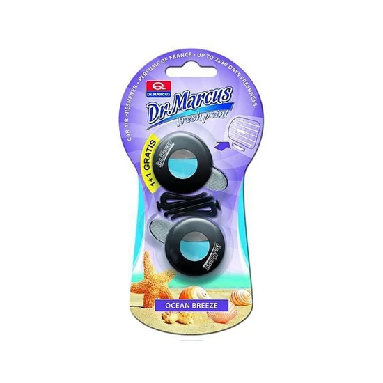 Autóillatosító – FRESH POINT 1+1 Ocean Breeze illat amDM536