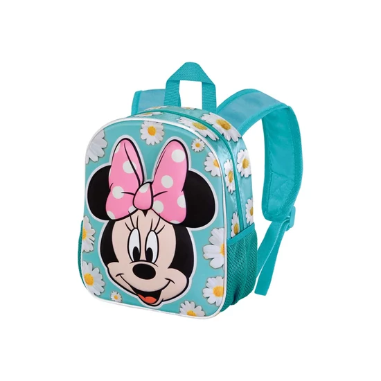 Minnie Egér Gyerek Hátizsák – Virágos Mintával, Óvodás Méret 04776