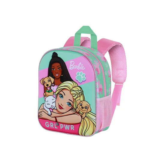 Barbie „GRL PWR” Gyerek Hátizsák – Állatos Mintával, Óvodás Méret 08203