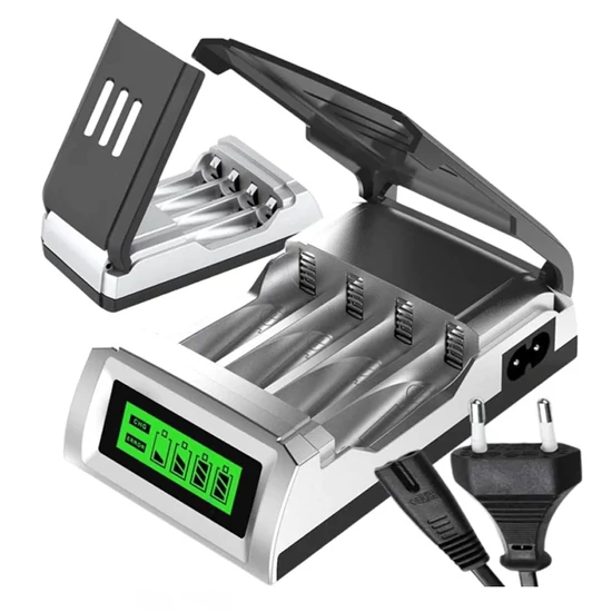 Gyorstöltő AA újratölthető elemekhez 02043