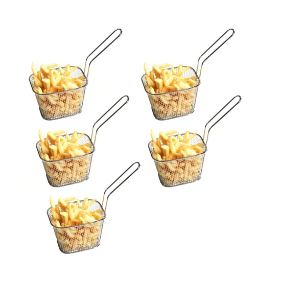 5 darabos mini négyzet alakú sütőkosár szett 39898197