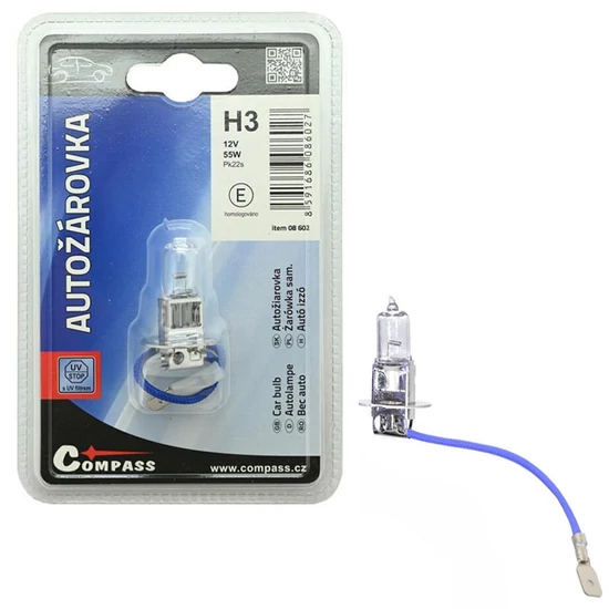H3 12V 55W Halogén Autóizzó – 1 db 08602