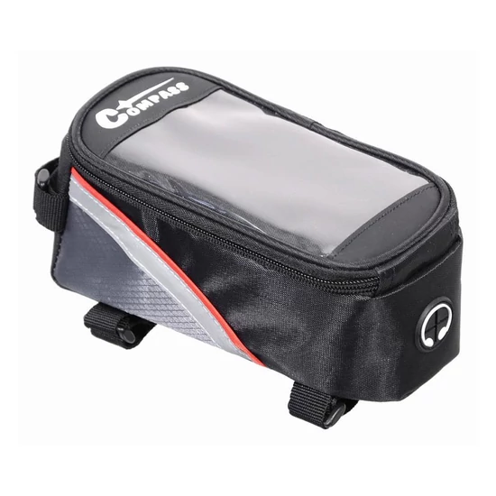 Kerékpártáska a váz tetejére + Telefontartó 12026
