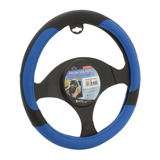 COLOR LINE Kormányvédő Huzat – Kék-Fekete, 37–39 cm 31450