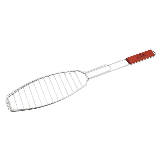 Grillrács halhoz – 35 × 13 cm fanyelű 13118