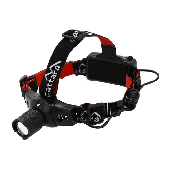 LED fejlámpa ZOOM – 180 lm, fekete 13122