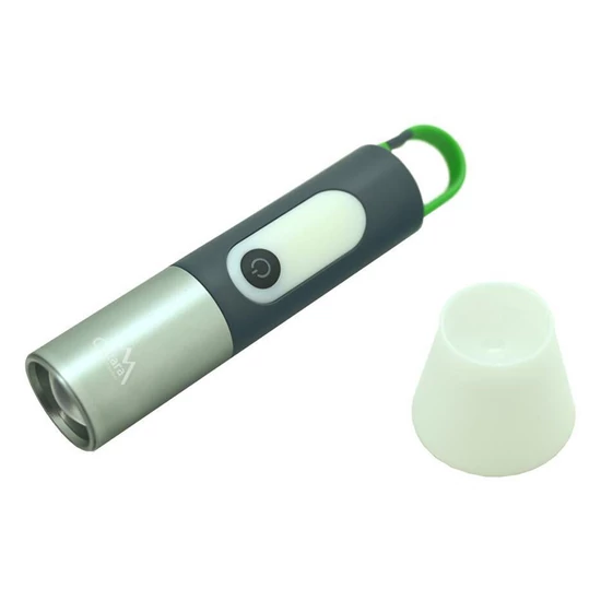 FLASH LED zseblámpa – 750 lm, tölthető, ZOOM és fénykúppal 13147