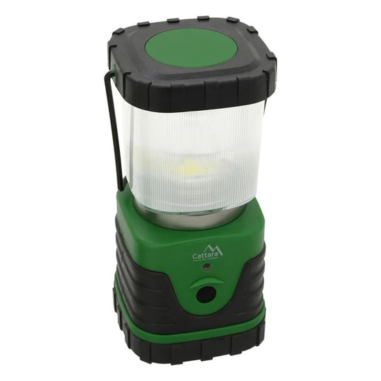 CAMPING LED lámpás – 300 lm, zöld-fekete 13149
