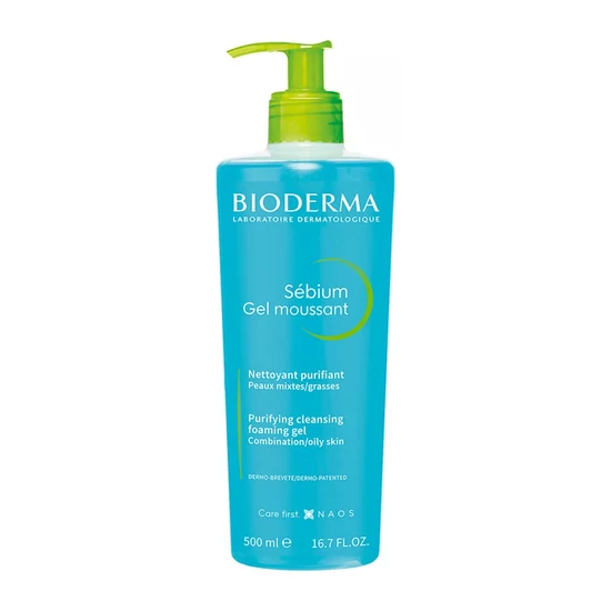 Bioderma Sébium Gel Moussant – Tisztító Habzó Gél – 500 ml 113109