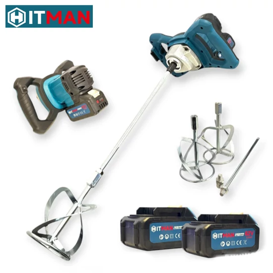 HITMAN Akkumulátoros Keverőgép – 62V 2 akku, 2 szár HT/EMX-3452 